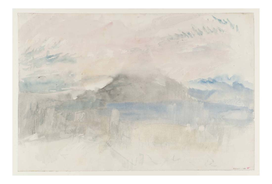Cloudy Sunrise behind the Rigi, 1844 by John Mallord William Turner RA, 12x8"(A4) Poster