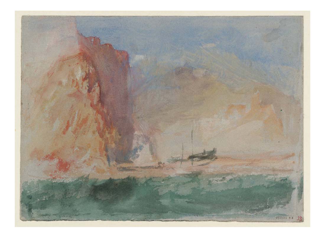 Coast of Genoa,  1834 by John Mallord William Turner RA