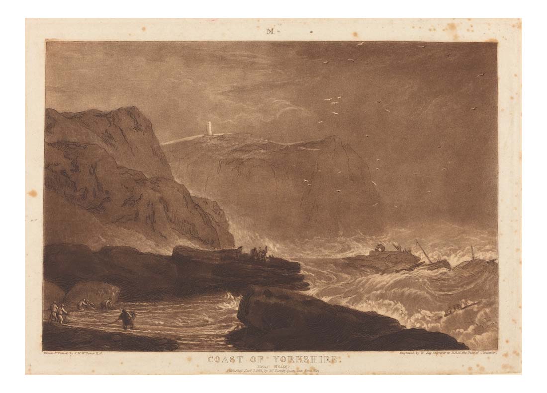 Coast of Yorkshire, 1811 by John Mallord William Turner RA