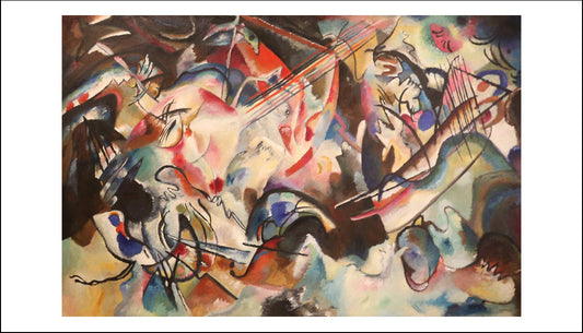 Composition 6, 1913 by kandinsky-a3 by Wassily Kandinsky, 16x12"(A3) Poster Print