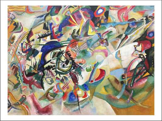 Composition VII, Wassily Kandinsky, 1913 by Wassily Kandinsky, 16x12"(A3) Poster Print