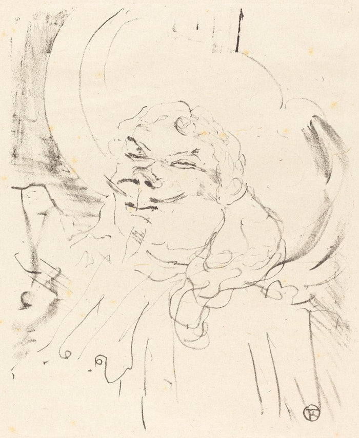 Henri de Toulouse-Lautrec:Coquelin the Elder (Coquelin aine),16x12
