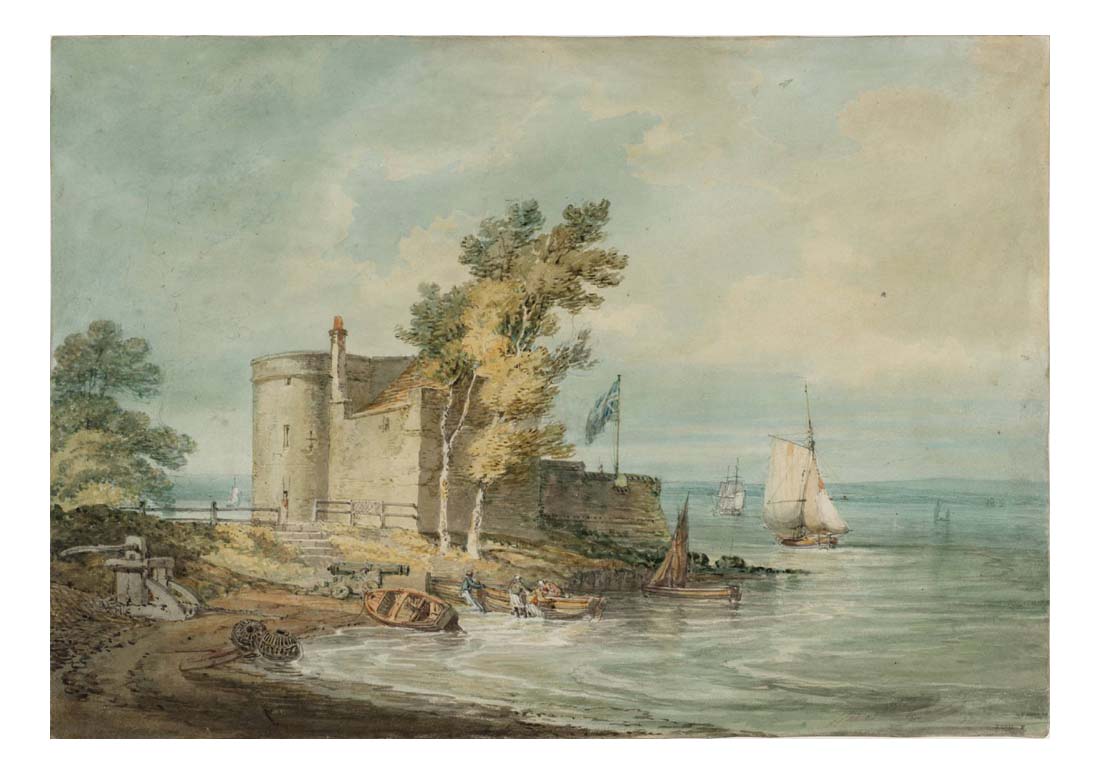 Cowes Castle, Isle of Wight, 1796 by John Mallord William Turner RA
