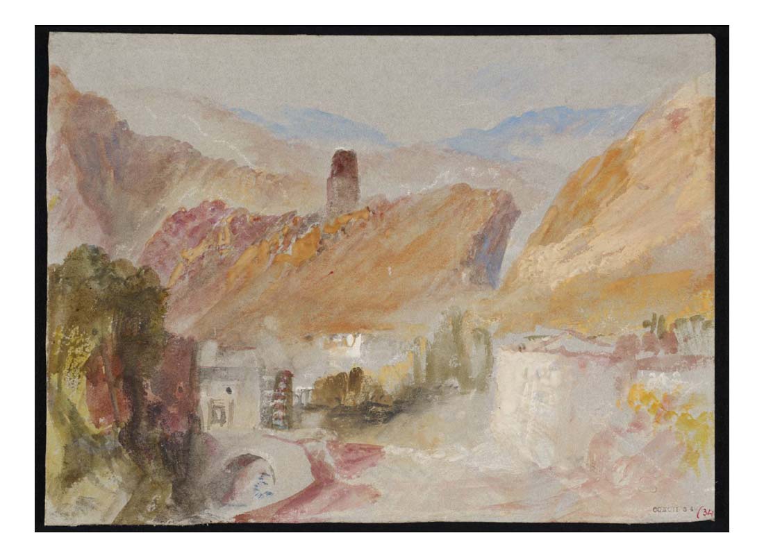 Crag and Tower, 1834 by John Mallord William Turner RA