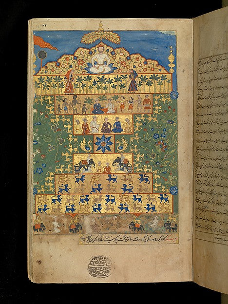 :Manuscript of the Nujum al-'Ulum dated A.H. 14 Rabi' al-Aww-16x12"(A3) Poster