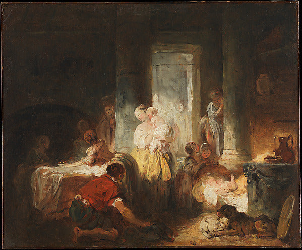 Jean Honoré Fragonard:Roman Interior c1760-16x12"(A3) Poster