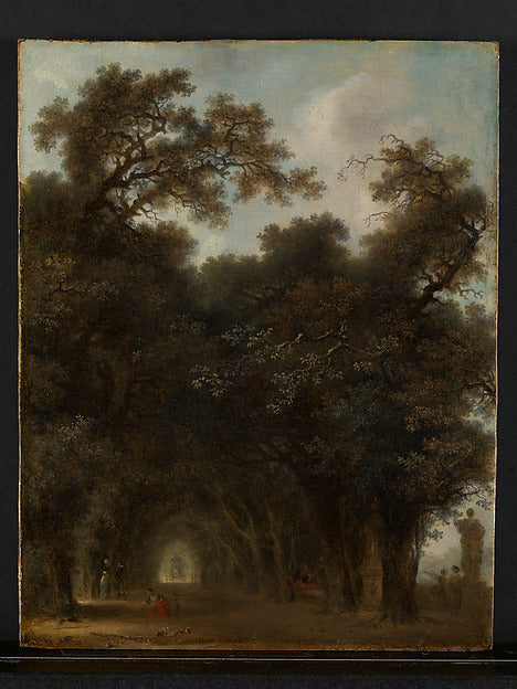 Jean Honoré Fragonard:A Shaded Avenue c1775-16x12"(A3) Poster