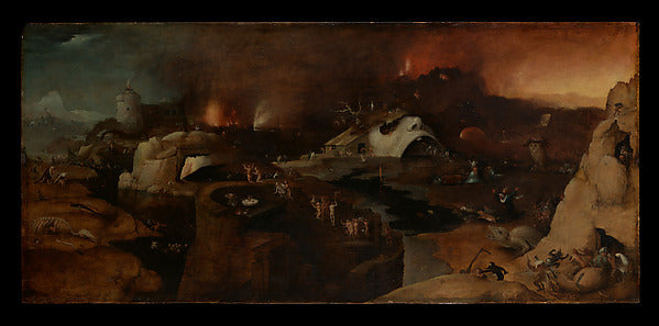 Follower of Hieronymus Bosch:Christ's Descent into Hell -16x12"(A3) Poster