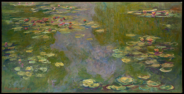 Claude Monet:Water Lilies 1919-16x12