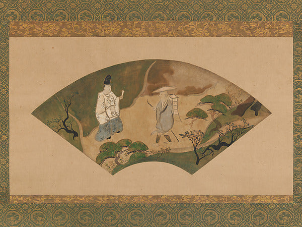 Scene from the Tales of Ise: “Mount Utsu”  early 18th cent-Fuk,16x12"(A3)Poster