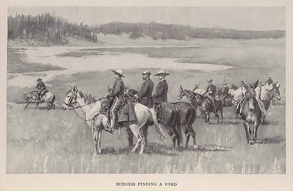 Frederic Remington:Pony tracks 1895-16x12"(A3) Poster