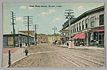 :East Main Street Mystic Connecticut 1900s–1930s-16x12"(A3) Poster