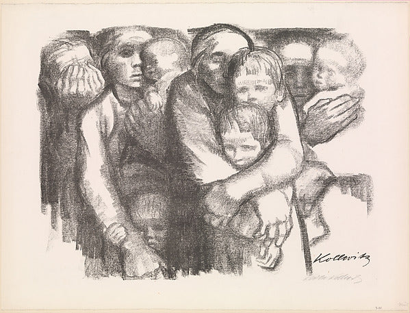 Mothers  1919-Käthe Kollwitz  1867–1945 Moritzburg),  Poster Print