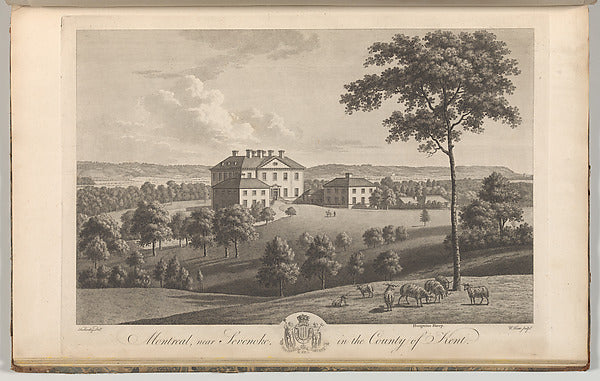 Etched by William Watts , After Thomas Sandby:Montreal near -16x12"(A3) Poster