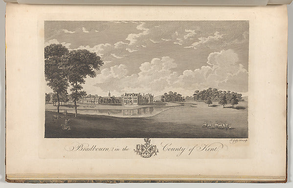 Drawn and etched by Richard Bernard Godfrey:Bradbourn in the-16x12"(A3) Poster