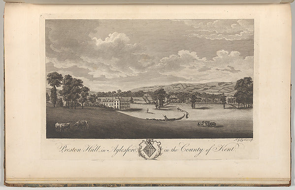 Drawn and etched by Richard Bernard Godfrey:Merenorth House -16x12"(A3) Poster