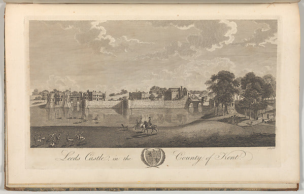 Drawn and etched by Richard Bernard Godfrey:Chilston in the -16x12"(A3) Poster