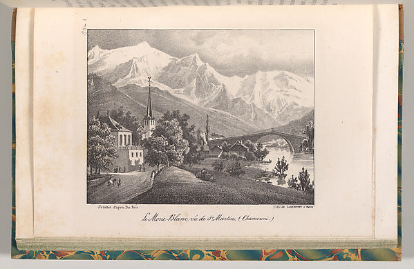 Voyages dans les Alpes. Partie pittoresque... 1834-,16x12"(A3)Poster