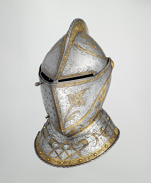 Close Helmet from a Garniture Made for a Member of the d'Avalo,  Poster Print Wall Art