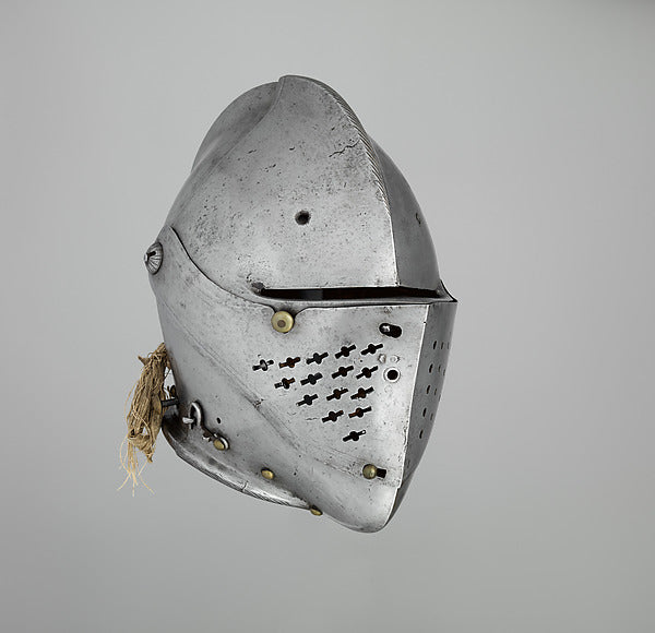 Close Helmet for the Tourney late 16th cent,  Poster Print Wall Art