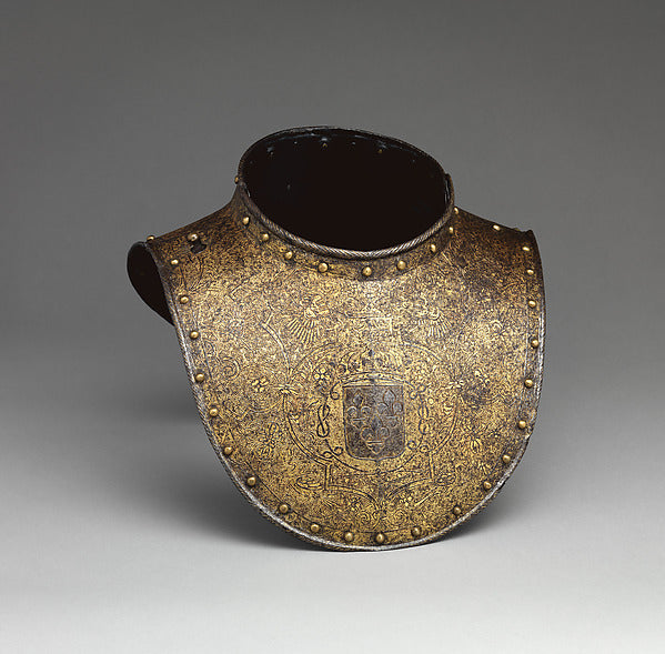 Gorget for the Bodyguard of Louis XIII c1610-17,  Poster Print Wall Art