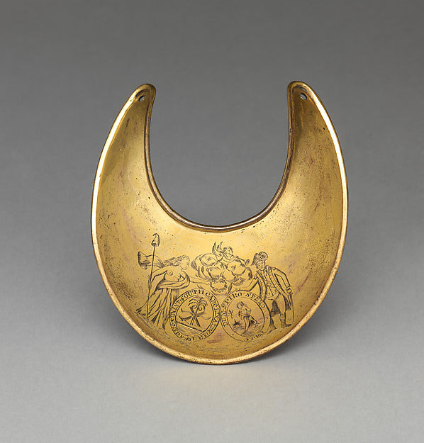 Gorget for an Officer of the South Carolina Infantry Regiment, 16X12"(A3) Poster