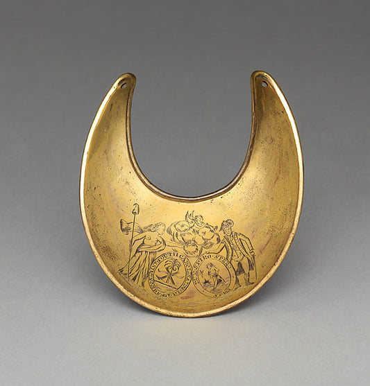 Gorget for an Officer of the South Carolina Infantry Regiment, 16X12"(A3) Poster