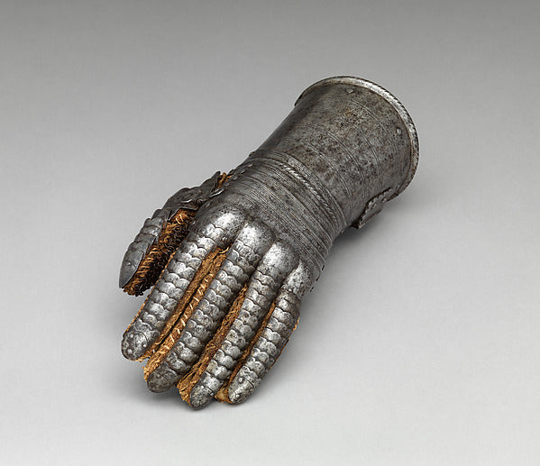 Left-Hand Duelling Gauntlet c1550–75,  Poster Print Wall Art