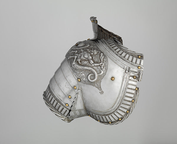 Left Shoulder Defense  c1525,  Poster Print Wall Art