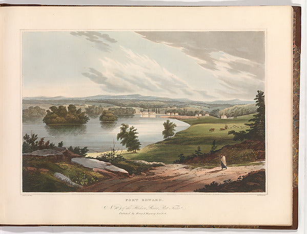 after William Guy Wall ):Fort Edward 1822–23-16x12"(A3) Poster
