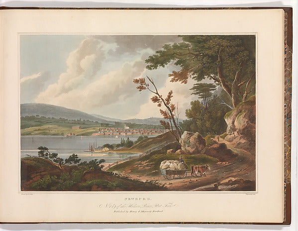 after William Guy Wall ):Newburg [Newburgh] 1825-16x12"(A3) Poster