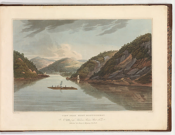 after William Guy Wall ):View Near Fort Montgomery of The Hu-16x12"(A3) Poster