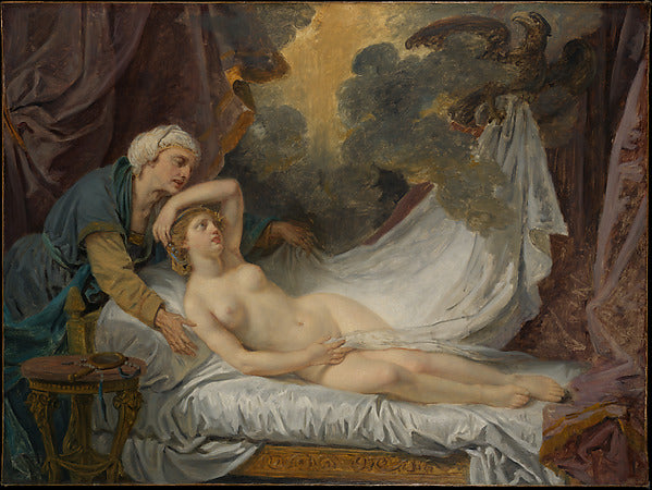 Jean-Baptiste Greuze:Aegina Visited by Jupiter c1767–69-16x12"(A3) Poster