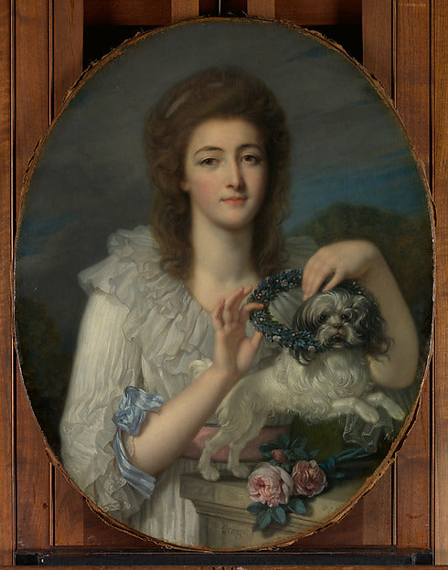 Jean-Baptiste Greuze:Princess Varvara Nikolaevna Gagarina c1-16x12"(A3) Poster