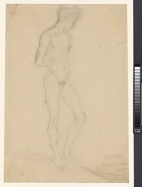 Wilhelm Lehmbruck:Male Nude Model 1912-16x12"(A3) Poster