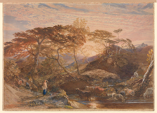 Samuel Palmer:Sabrina 1856-16x12"(A3) Poster
