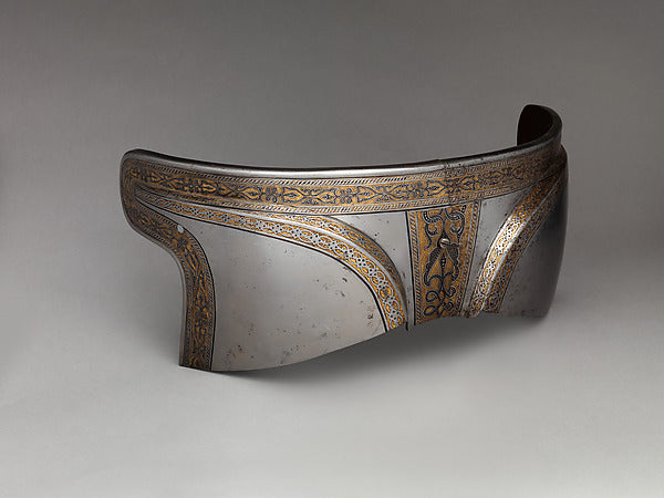 Cantle Plate of a Saddle c1575 and c1900,  Poster Print Wall Art