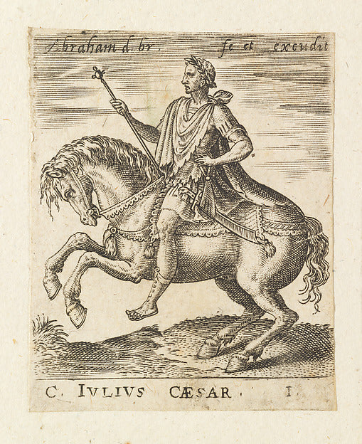 Abraham de Bruyn ):C. Julius Caesar from Twelve Caesars on H-16x12"(A3) Poster
