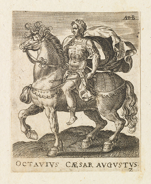 Abraham de Bruyn ):Octavius Caesar Augustus from Twelve Caes-16x12"(A3) Poster