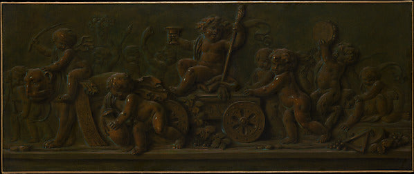 Piat Joseph Sauvage:The Triumph of Bacchus early 1780s-16x12"(A3) Poster
