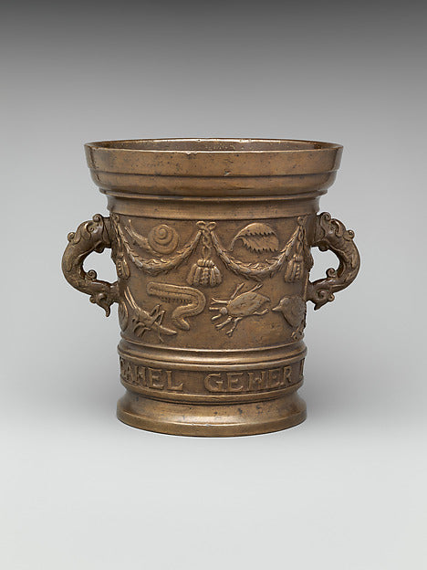 :Mortar with Animal Frieze 1603-16x12"(A3) Poster