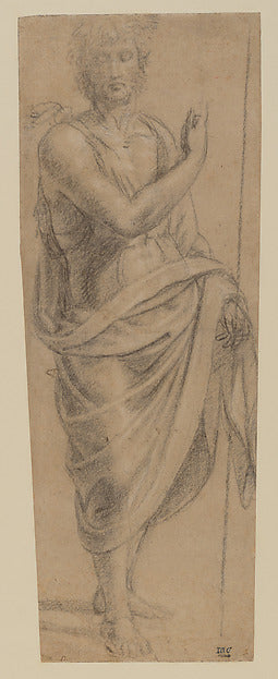 Innocenzo da Imola:Saint John the Baptist early 16th century-16x12"(A3) Poster