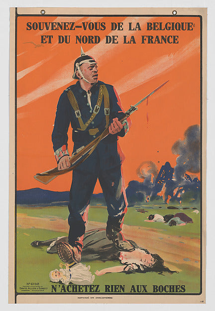 :Remember Belgium and Northern France--Buy Nothing from the -16x12"(A3) Poster