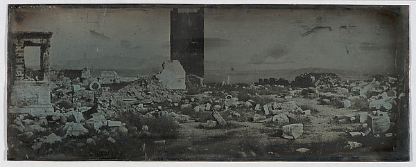Joseph-Philibert Girault de Prangey:55. Athènes. Acropole. R-16x12"(A3) Poster