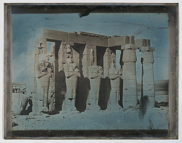 Joseph-Philibert Girault de Prangey:Thebes Rhamseion 1844-16x12"(A3) Poster