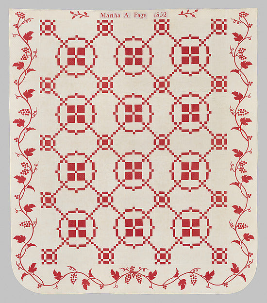 :Burgoyne Surrenders or Burgoyne Surrounded Quilt 1852-16x12"(A3) Poster