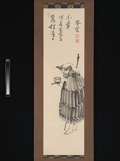 The Monk Dait? Kokushi as a Beggar early 19th cent-Shuns? Josh,16x12"(A3)Poster