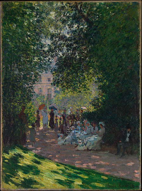Claude Monet:The Parc Monceau 1878-16x12