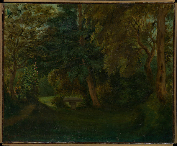Eugène Delacroix:George Sand's Garden at Nohant c1842–43-16x12"(A3) Poster