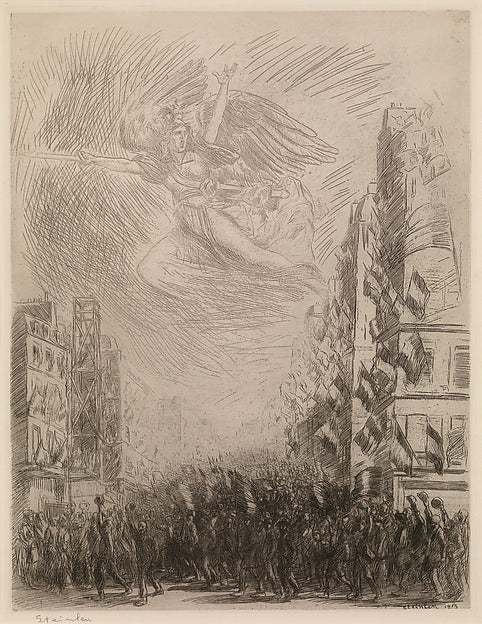 Théophile-Alexandre Steinlen , Lausanne 1859–1923 Paris):Mob-16x12"(A3) Poster